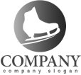 画像4: スケート・靴・輪・アイススケート・グラデーション・ロゴ・マークデザイン015 (4)
