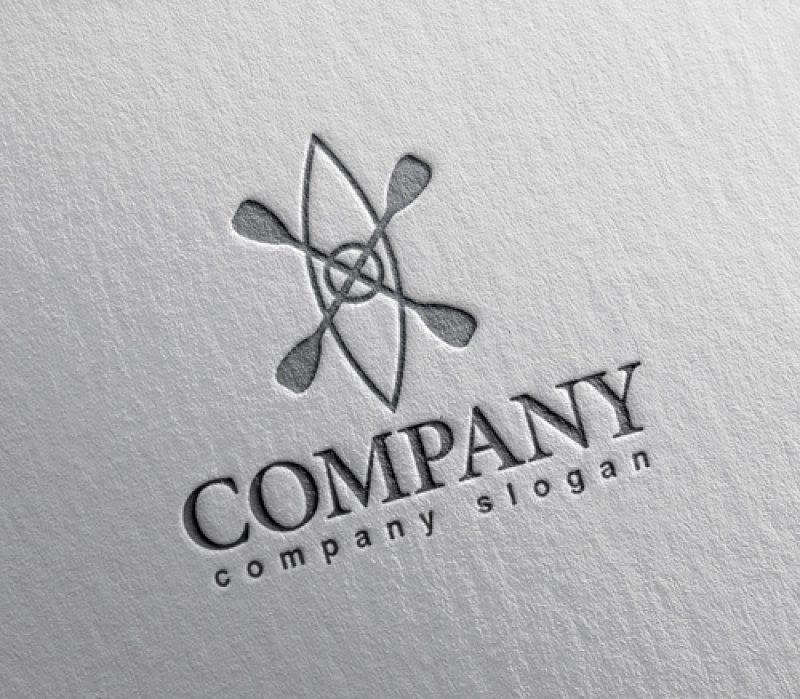 画像2: カヤック・カヌー・ロゴ・マークデザイン019 (2)