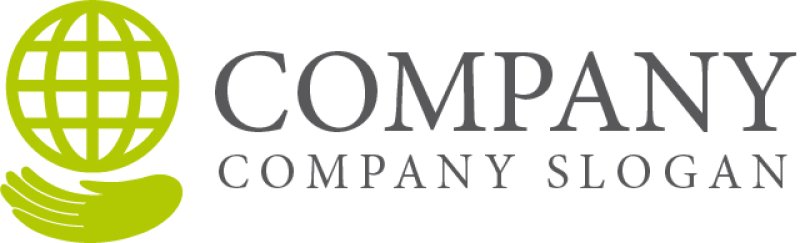 画像2: 地球・手ロゴ・マークデザイン053 (2)