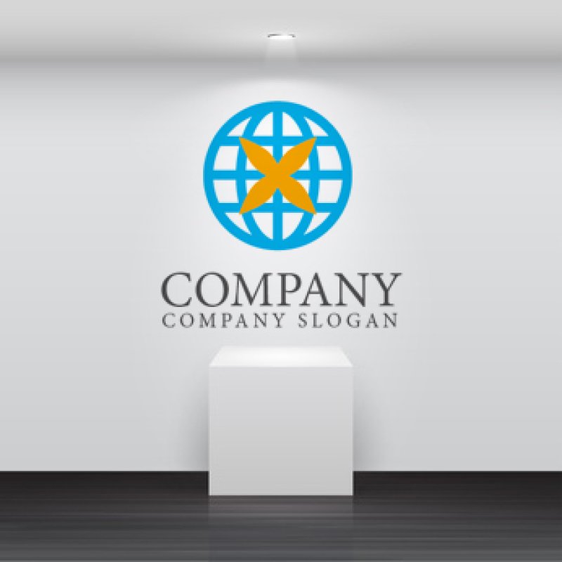 画像2: 地球・花・風車ロゴ・マークデザイン100 (2)