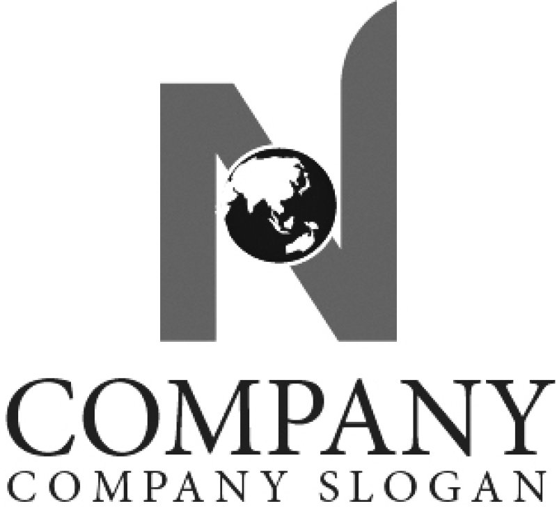 画像4: 地球・N・上昇・ロゴ・マークデザイン156 (4)