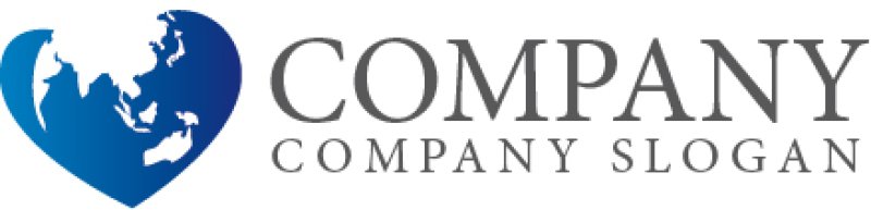 画像4: ハート・地球・ロゴ・マークデザイン158 (4)