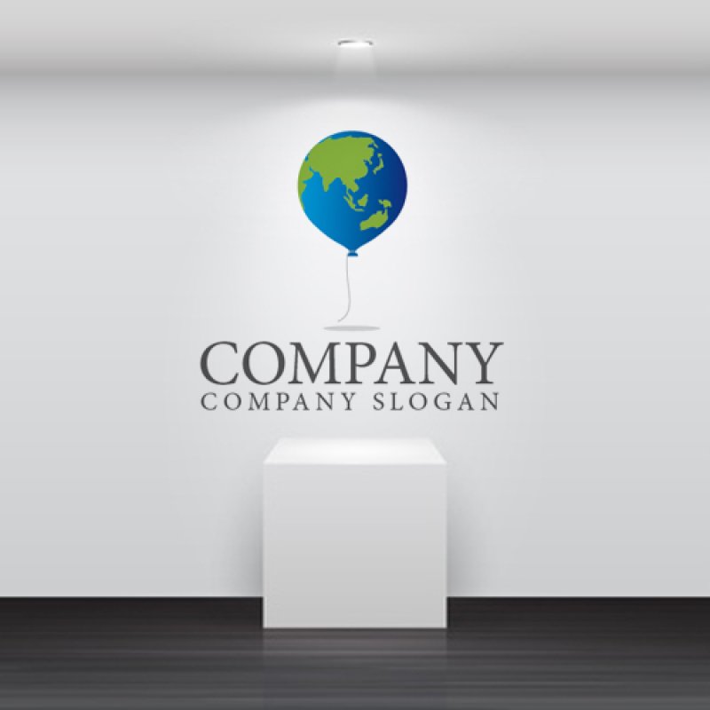 画像2: 風船・地球・エコ・夢・ロゴ・マークデザイン166 (2)