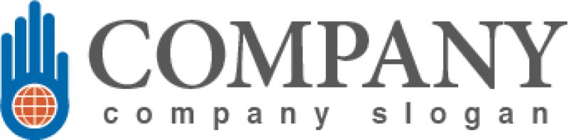 画像5: 手・地球・街・ロゴ・マークデザイン183 (5)