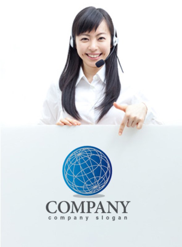 画像3: 線・地球・網・グラデーション・ロゴ・マークデザイン187 (3)