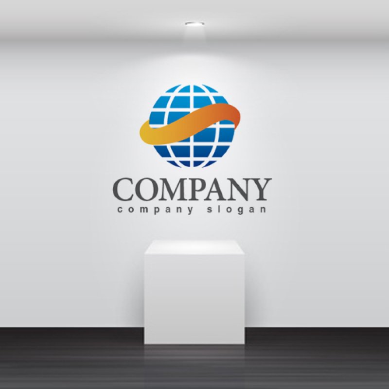 画像2: 波・地球・帯・ロゴ・マークデザイン192 (2)