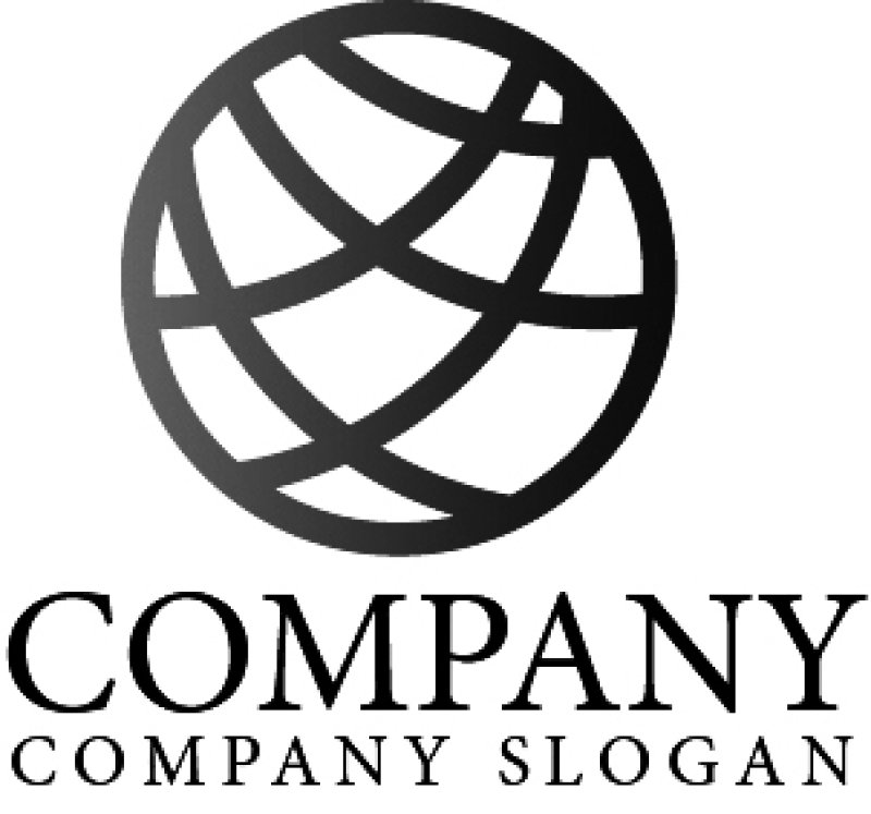 画像4: 曲線・地球・輪・グラデーション・ロゴ・マークデザイン205 (4)