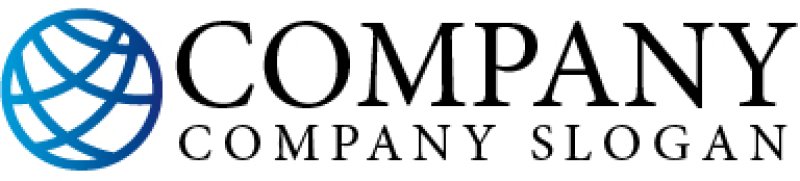 画像5: 曲線・地球・輪・グラデーション・ロゴ・マークデザイン205 (5)