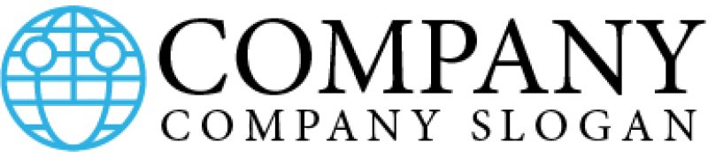 画像5: 地球・笑顔・線・ロゴ・マークデザイン208 (5)