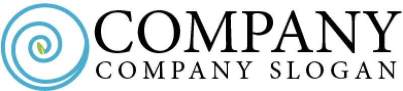 画像5: 地球・葉・線・渦・ロゴ・マークデザイン213 (5)