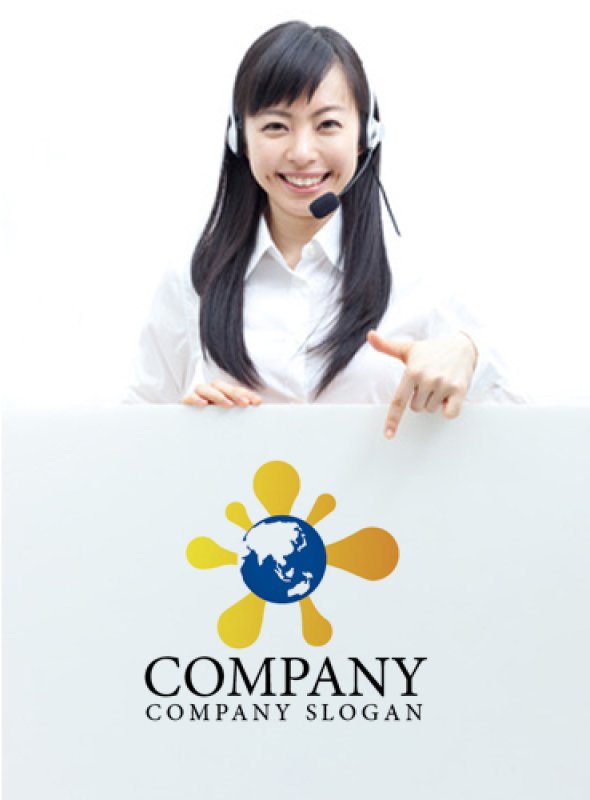 画像3: 太陽・地球・躍動・ロゴ・マークデザイン216 (3)