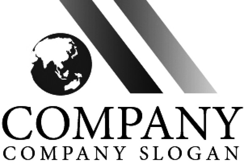 画像4: M・地球・斜線・ロゴ・マークデザイン219 (4)