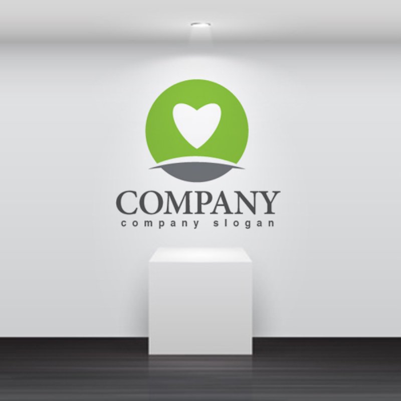 画像4: 地球・ハート・水平線・ロゴ・マークデザイン234 (4)