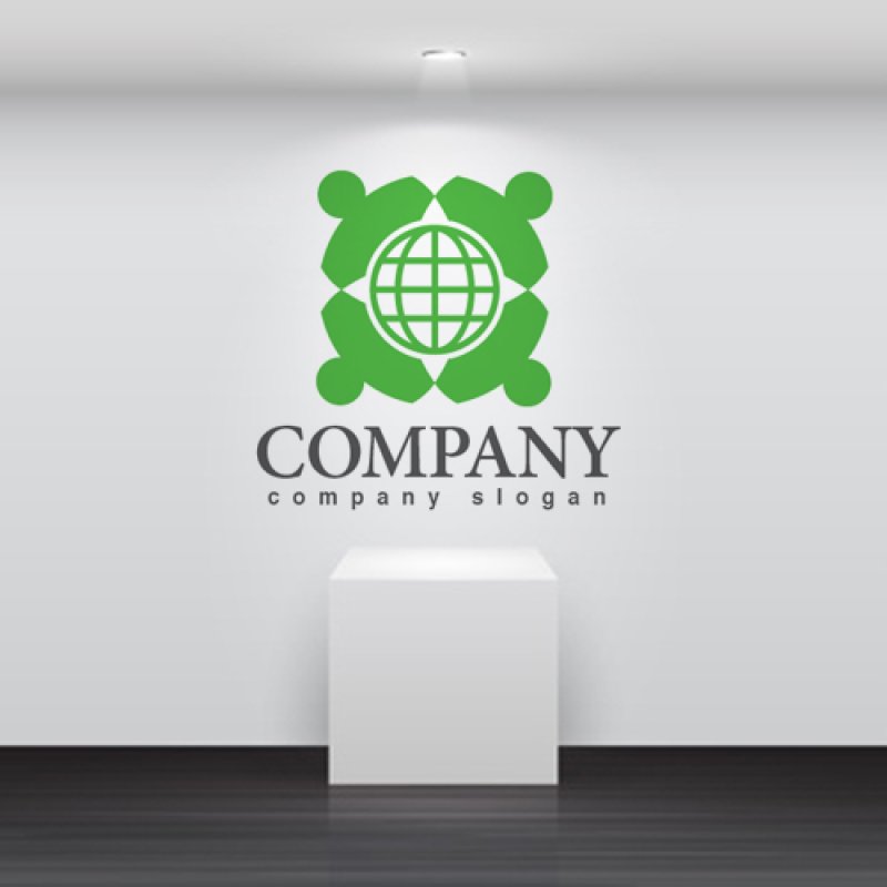 画像2: 地球・人・グループ・ロゴ・マークデザイン236 (2)