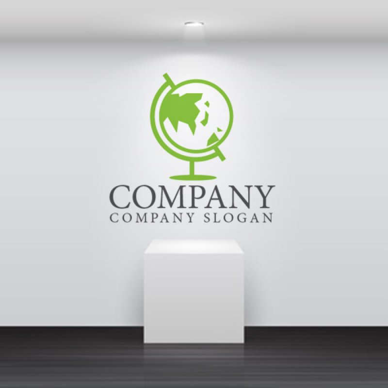 画像2: 地球・地球儀・世界・ロゴ・マークデザイン242 (2)