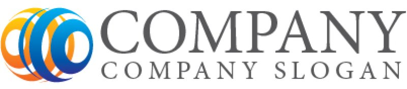 画像5: 曲線・地球・3D・グラデーション・ロゴ・マークデザイン246 (5)