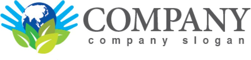 画像5: 葉・地球・手・ロゴ・マークデザイン260 (5)