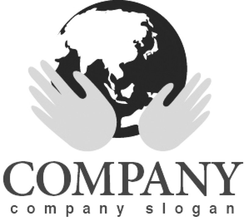 画像4: 地球・手・保護・ロゴ・マークデザイン273 (4)