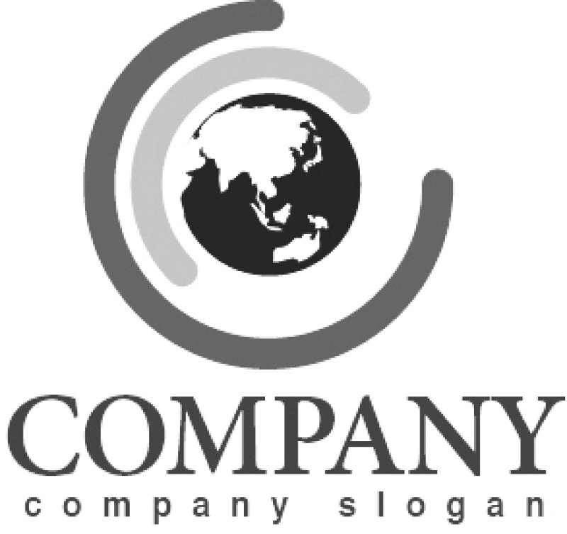 画像4: 地球・輪・回転・ロゴ・マークデザイン274 (4)