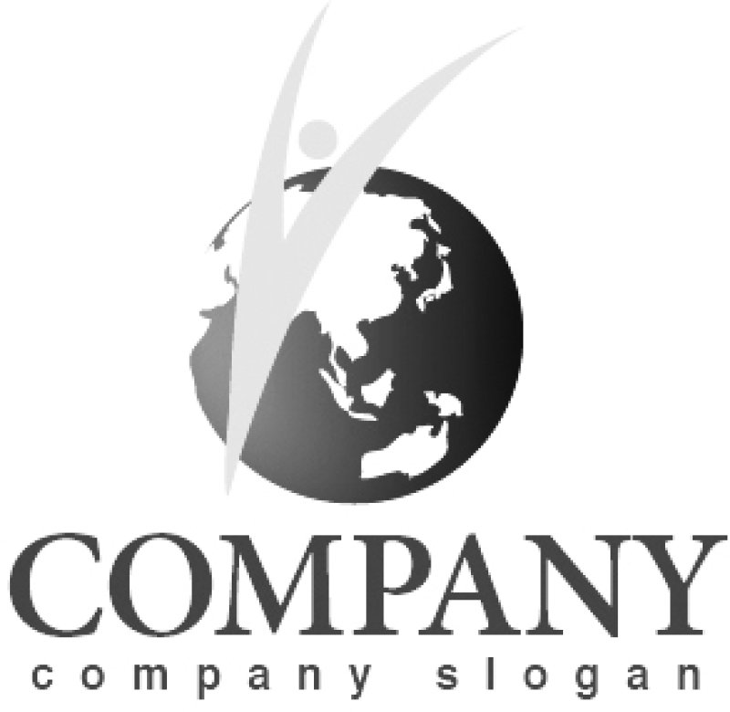 画像4: 地球・人・曲線・ロゴ・マークデザイン276 (4)