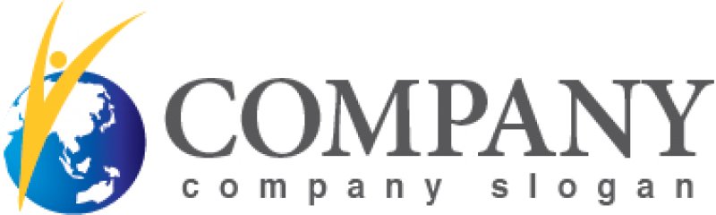 画像5: 地球・人・曲線・ロゴ・マークデザイン276 (5)