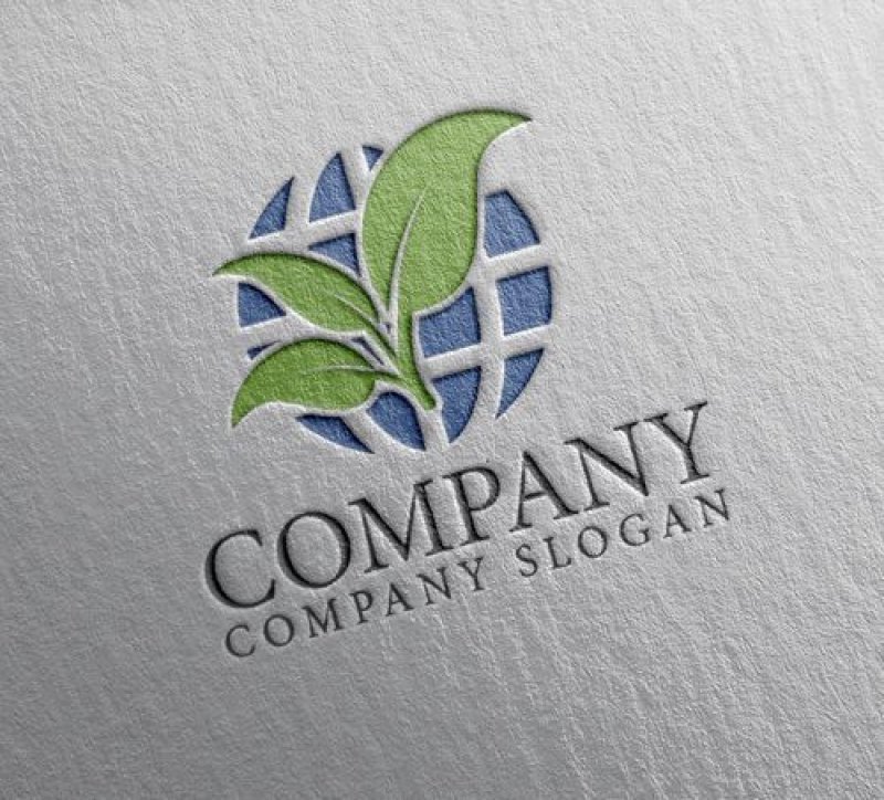 画像2: 地球・葉・エコ・ロゴ・マークデザイン289 (2)