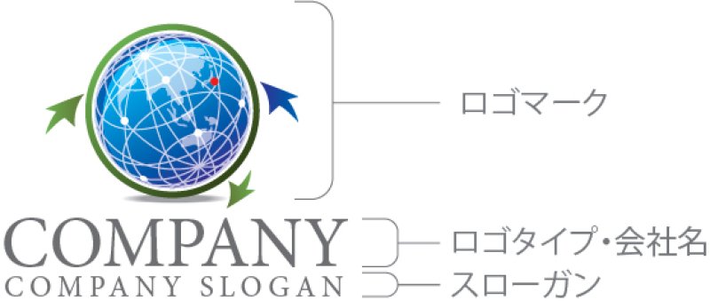 画像10: 地球・矢印・地図・ロゴ・マークデザイン291 (10)