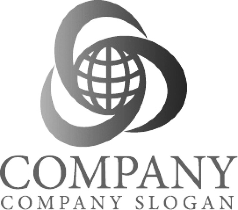 画像6: 曲線・地球・グラデーション・回転・ロゴ・マークデザイン298 (6)