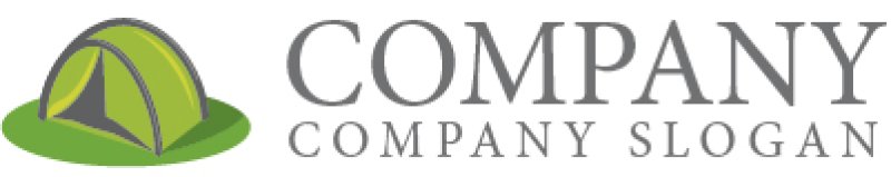 画像5: テント・キャンピング・ロゴ・マークデザイン041 (5)