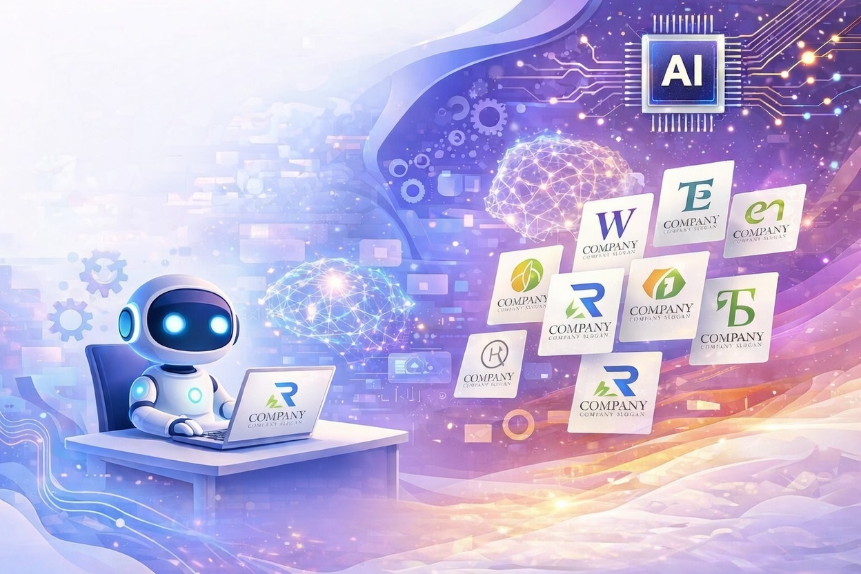 質問に答えるだけで最適なロゴを自動表示