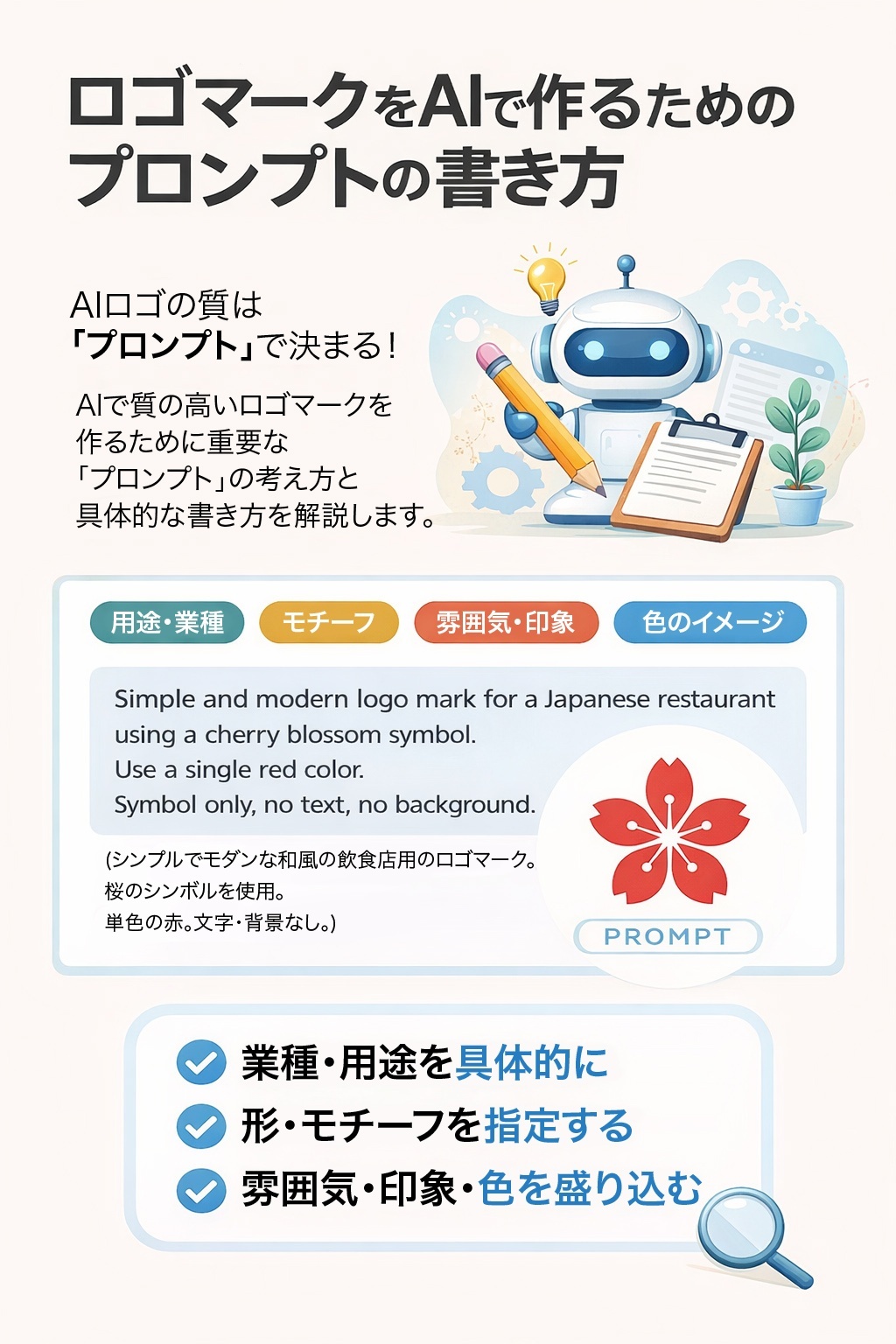 AIでロゴマークを作るためのプロンプト完全ガイド