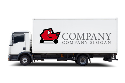 ロゴ作成サンプルです 車 ロゴ マークデザイン015をイメージしたロゴデザインです