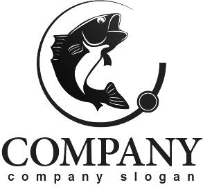 ロゴ作成サンプルです 魚 釣り ブラックバス ロゴ マークデザイン273をイメージしたロゴデザインです