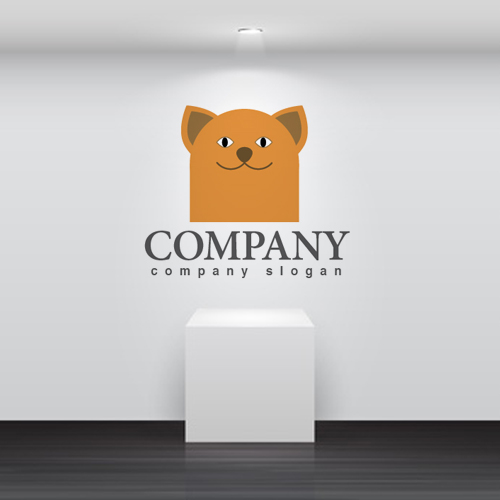 ロゴ作成サンプルです 犬 猫 クマ ロゴ マークデザイン324をイメージしたロゴデザインです