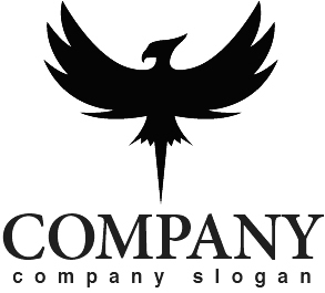 ロゴ作成サンプルです 鳥 羽 鷲 ロゴ マークデザイン335をイメージしたロゴデザインです
