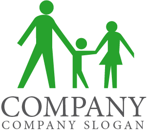 ロゴ作成サンプルです 家族 ロゴ マークデザイン192をイメージしたロゴデザインです