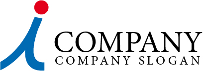 ロゴ作成サンプルです I 人ロゴ マークデザイン2をイメージしたロゴデザインです