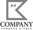 画像4: K・線・シンプル・家・顔・アルファベット・ロゴ・マークデザイン2725 (4)