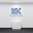 画像5: H・K・アルファベット・ロゴ・マークデザイン5011 (5)