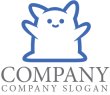 画像1: 犬・かわいい・ロゴ・マークデザイン101 (1)