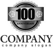 画像4: anniversary・記念・100周年・ゴールド・ロゴ・マークデザイン027 (4)